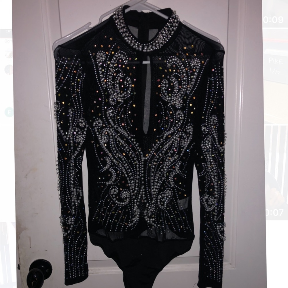 Windsor Pearl/Sequin Bodysuit